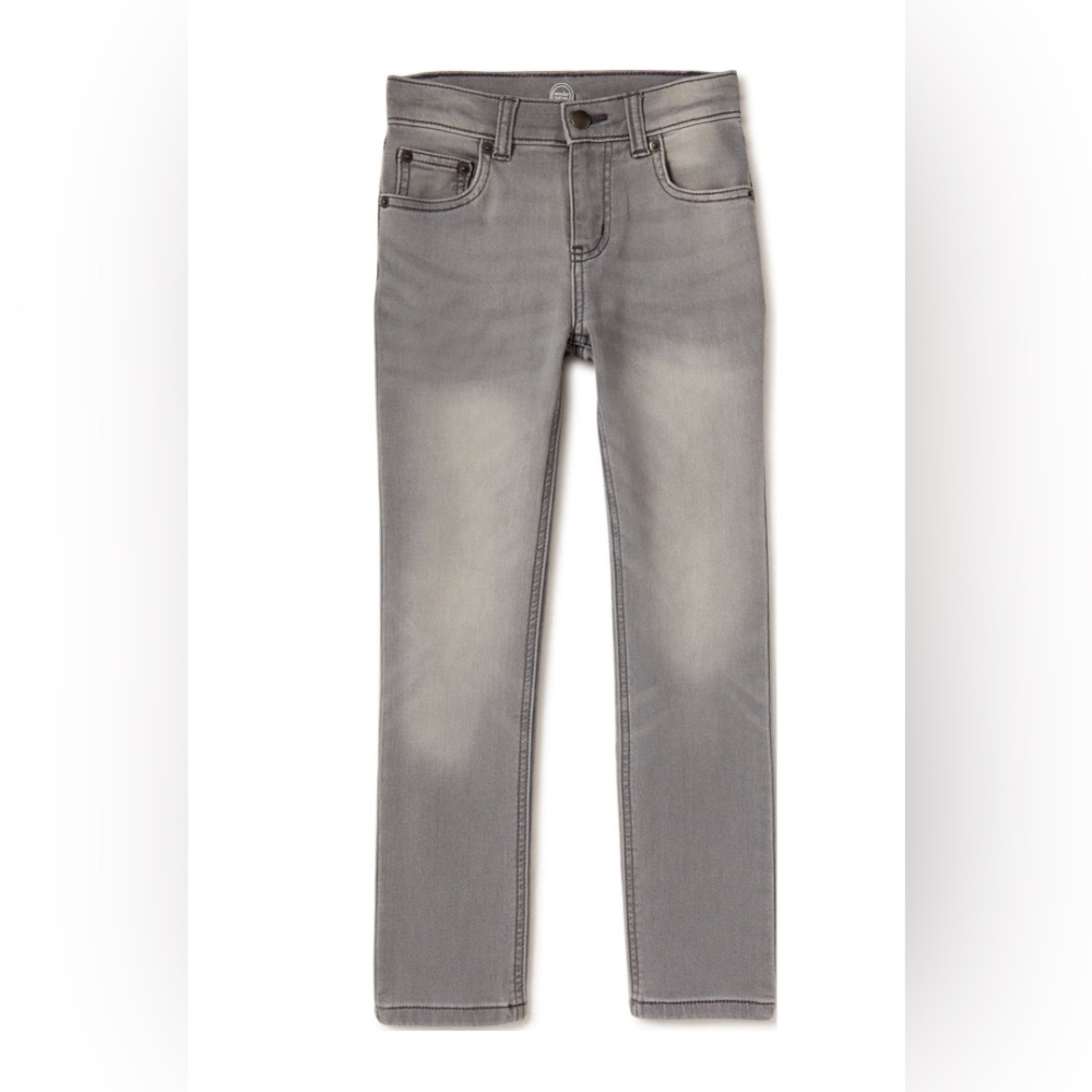 Wonder Nation Boys Slim Husky Jeans. Boys size 10 gray. Very soft.